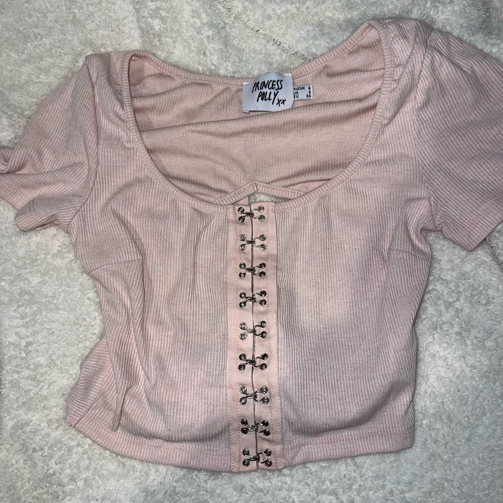 princess polly open back crop top